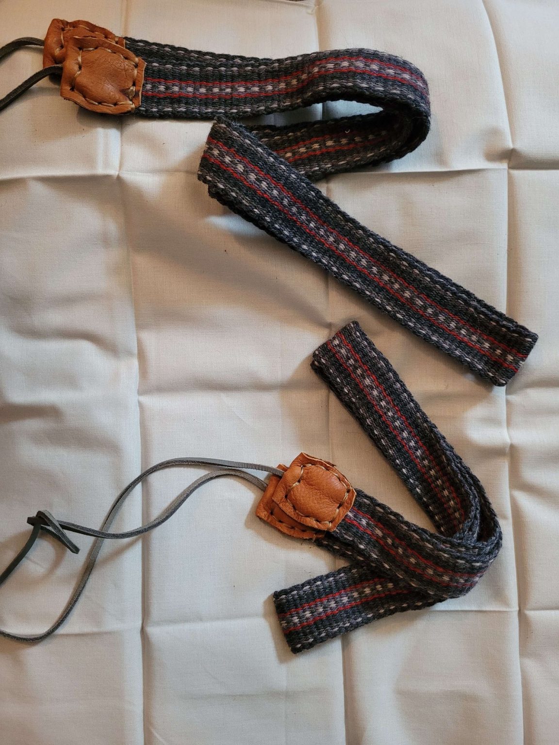 Wool Powder Horn Strap Smoke & Fire Company